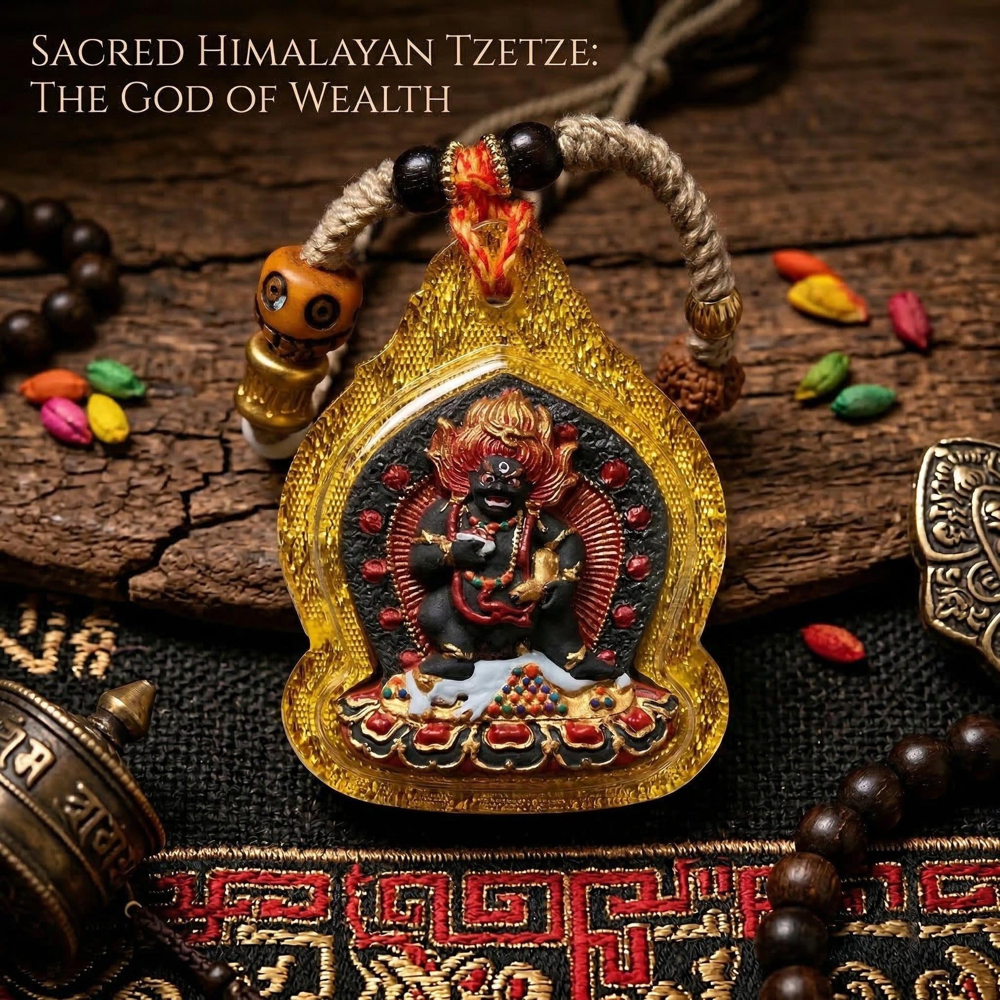 Hand painted Yamantaka Tsa Tsa main view