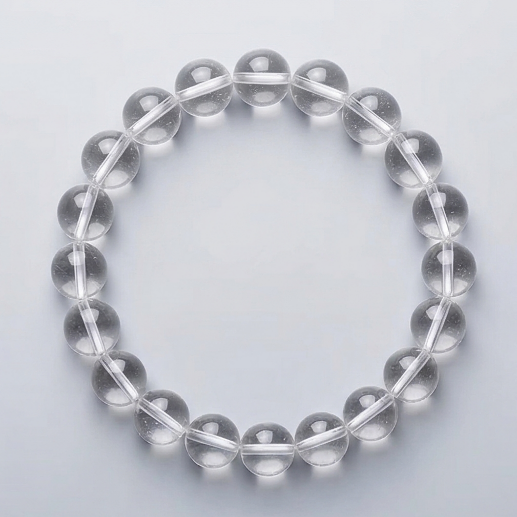 Pure crystal bracelet texture detail