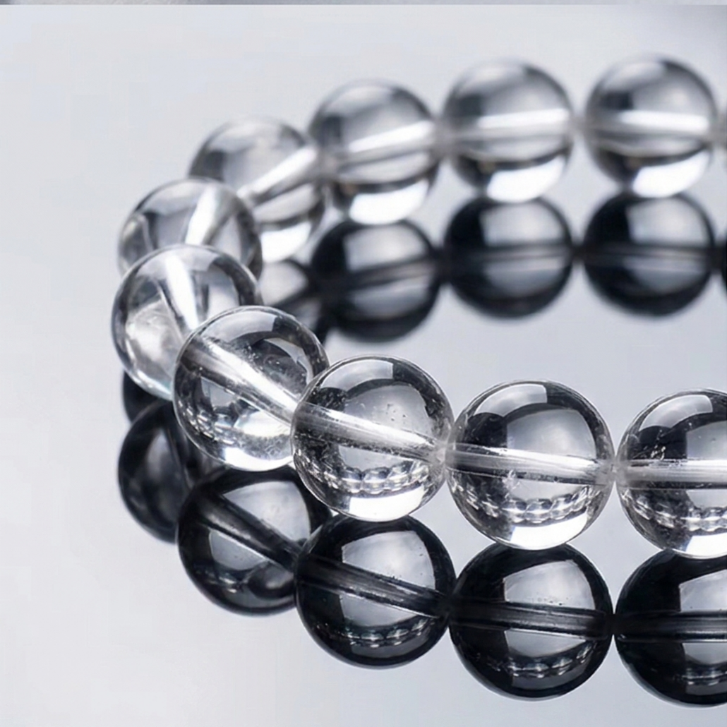 Kailash crystal bracelet bead detail