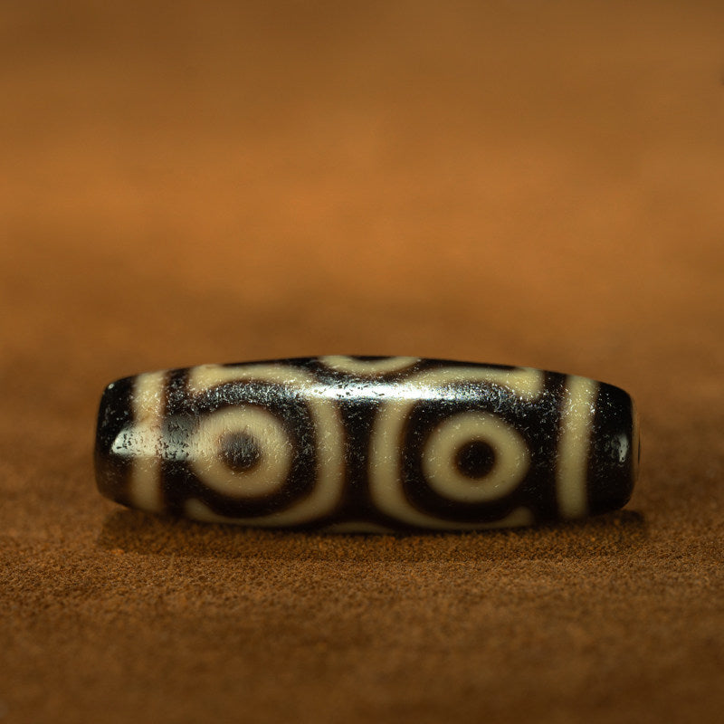 Potala Heritage six eye dzi bead alternate view