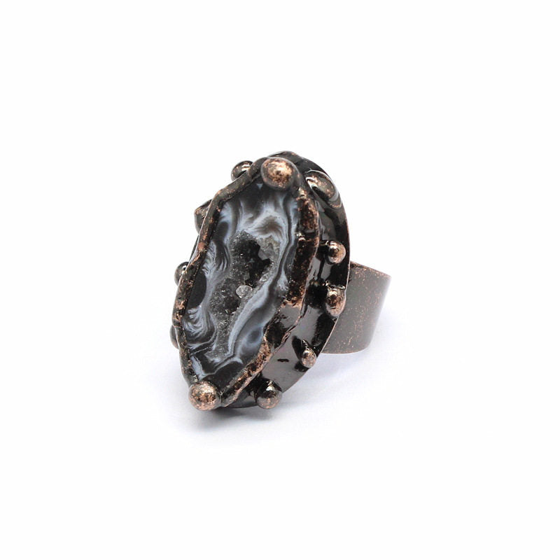 Himalayan crystal ring side view