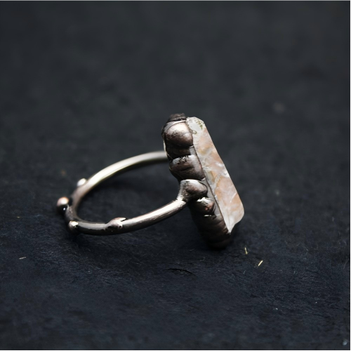 Handmade crystal ring No 2 alternate view