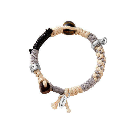Mystic Realm Agate Braided Bracelet front full view